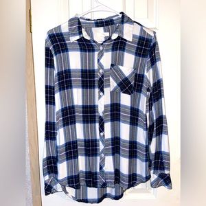 BLL New York Soft Flannel Plaid Shirt
